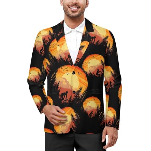Vintage Cycling Downhill Mountain Bike Blazer Long-Sleeve