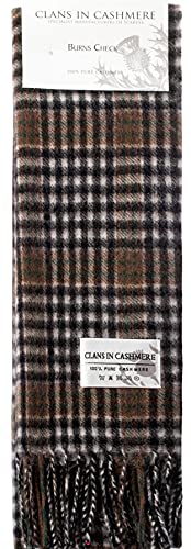 Écharpe de Clan en Cachemire Burns Check I LUV LTD | Idée Cadeau Traditionnel - 2