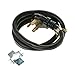 GE WX09X10038 Range Power Cord, 5 ft, 4 AMP - Genuine OEM Part
