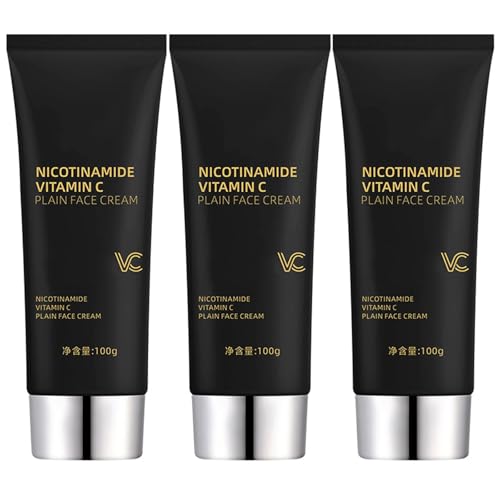 Yandashi Multifunktionale, Niacinamid Vitamin C Schwarze Tube Hautcreme, Feuchtigkeitsspendende Make-up-Creme Mit Niacinamid, Geschmeidige, Haut Aufhellen Und Mit Feuchtigkeit Versorgen (3)