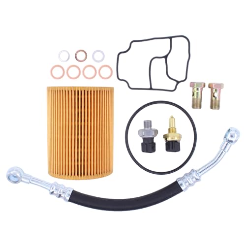 Engine Oil Filter Housing Seal Kit Coolant Temp Sensor Oil Pressure Switch by MOTOKU - Image 2