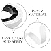 TEHAUX 1 Roll Money Bands for Organizing - Bundle Paper Money Straps - Currency Cash Wrappers for Banknote Binding Machine 0.71inch Width Retail Shops Banks Use