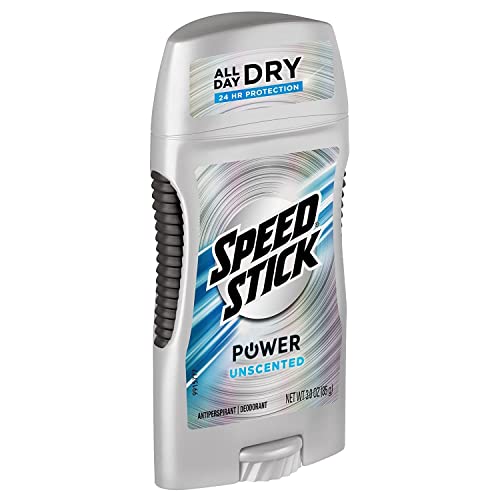 Speed Stick By Mennen Power Antiperspirant & Deodorant Solid, Unscented 3 Oz #TOP6