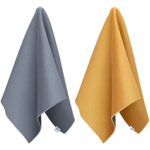 Panno di camoscio, panno di camoscio per la pulizia, panno di camoscio per la pulizia ultra assorbente Mir-Acle, asciugamano di camoscio da cucina super assorbente multiuso, panno di camoscio