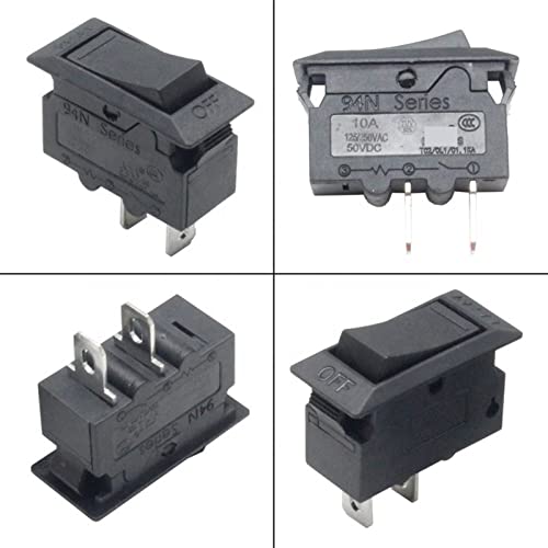 Protector de sobrecarga térmica de 10A y disyuntores serie 94N para regleta 5