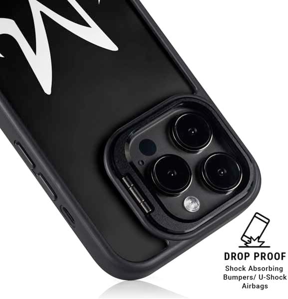 Skinit Kickstand Phone Case Compatible with iPhone 14 Pro Max - Officially Licensed Dragon Ball Z Majin Buu Symbol Design