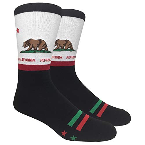 SOCKZ-89 - Mens Novelty Republic of California Socks