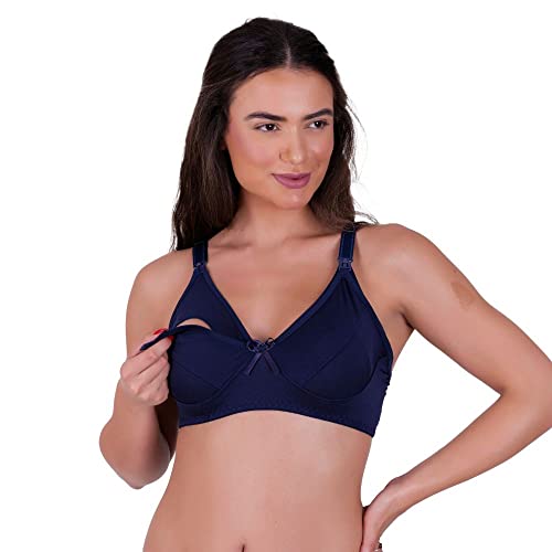 Sutiã Amamentação Liso Para Amamentar Pós Parto com Abertura Tamanho:G;Cor:Natural;Genero:Mulher