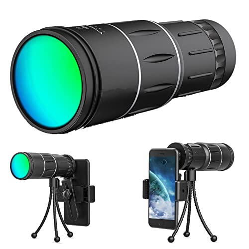Monocular 16x52 impermeable de alta potencia con alcance transparente