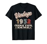 Vintage 1932 Original Parts Year of Birth Birthday T-Shirt
