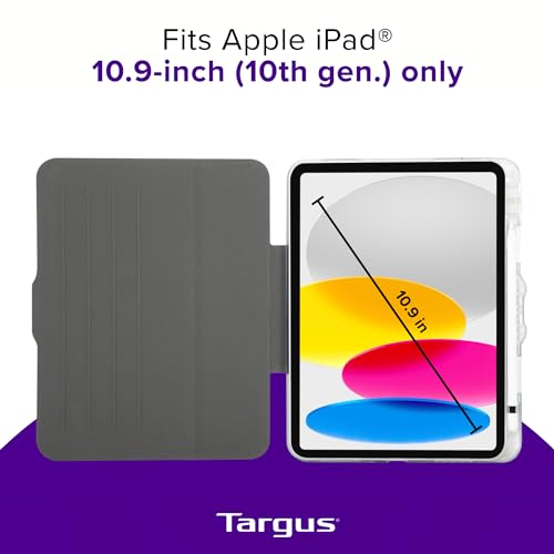 Targus VersaVu iPad 10e génération 10.9 coque rotative transparente