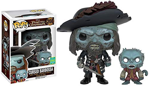 Funko POP Disney: 2016 Summer Convention Exclusive Pirates of The Caribbean Ghost Barbossa Action Figure