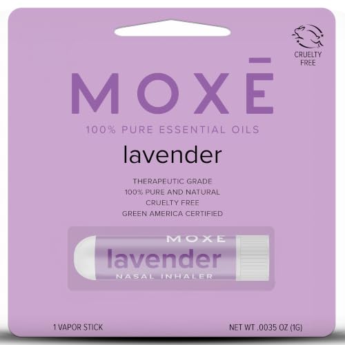 Image of MOXĒ Lavender Essential Oil Nasal Inhaler Stick, for Daily Relaxation, 1PK
