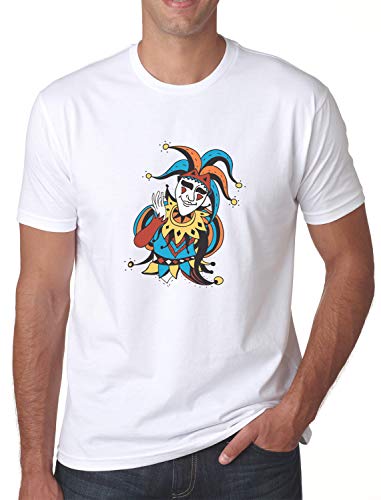 BULING Men Shirt Clown Funny Print Adult Casual Sports Loose Regular T-Shirt