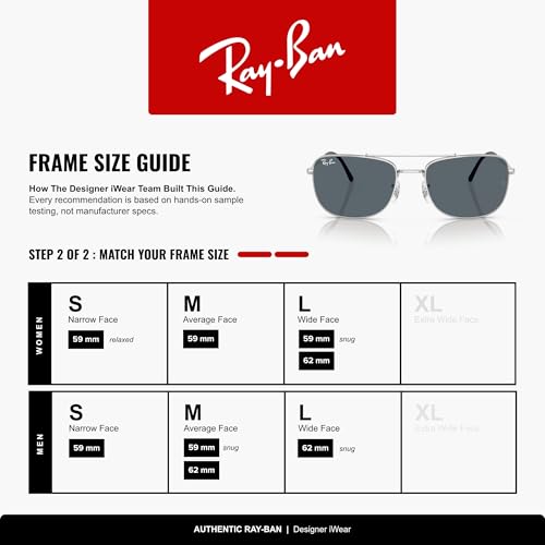 Image of Ray-Ban Unisex Rb3755 Rectangular Sunglasses