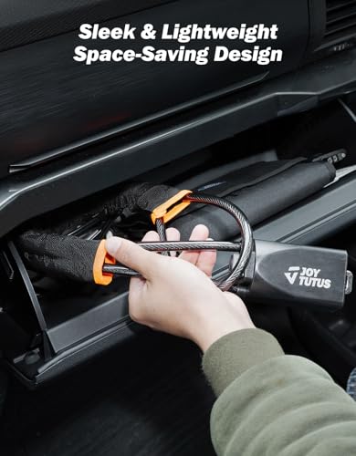 JOYTUTUS Steering Wheel Lock, Car Seat Belt Lock with 3 Keys,Double Car Anti Theft Device,Fits Most Vehicles, Trucks, SUVs, and Vans (Car Anti Theft Device) - image 2