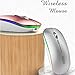 Ratón Inalámbrico Recargable, Ultra Delgado Receptor Nano Wireless Mouse 1600 dpi Ajustables...