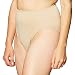 Bali Women's Microfiber Hi-Cut Panty, Nude, 10/11
