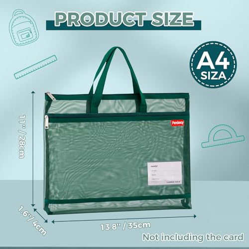 Pochette en maille A4 double poche Pendancy pliable pour bureau - 2