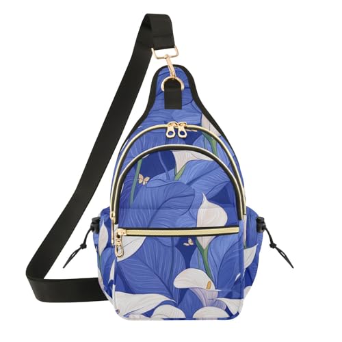Sac à bandoulière léger pour courir et marcher sans encombrement fleur