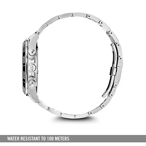 Victorinox Swiss Analog Watch for Men - Black Dial with Stainless Steel Bracelet, Stylish Wrist Watch for Business and Casual Wear - FieldForce Classic Chrono (42 mm) - Image 2