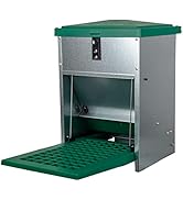 horizont Futterautomat Hühner Feedomatic mit Trittplatte, 5kg, verzinkt, Futterautomat für Hühner...