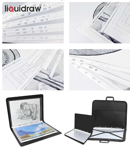 Pochettes transparentes A3 ultra résistantes anti-reflet Liquidraw - 7