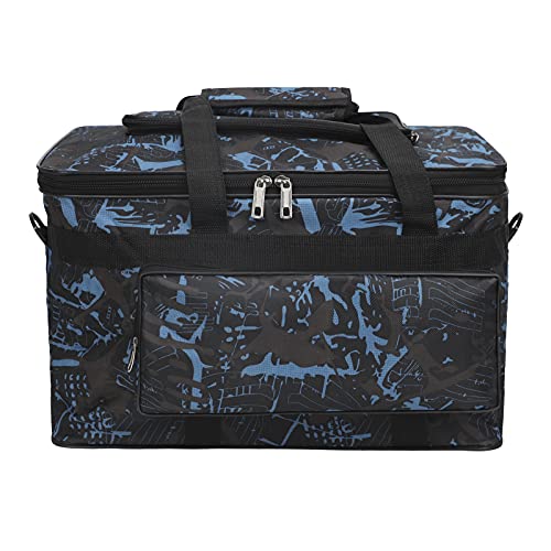 Image of Large Capacity Art Supply Storage Bag with Straps, Waterproof Art Craft Drawing Supplies Storage Tote Bag Portable Travel Craft Bag, Handle Carrier Bag for Craft Tool Sewing, Paper, Art, Desk, Canvas