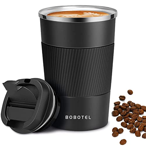 BOBOTEL Stainless Steel Vacuum Insulated Travel Coffee Mug...