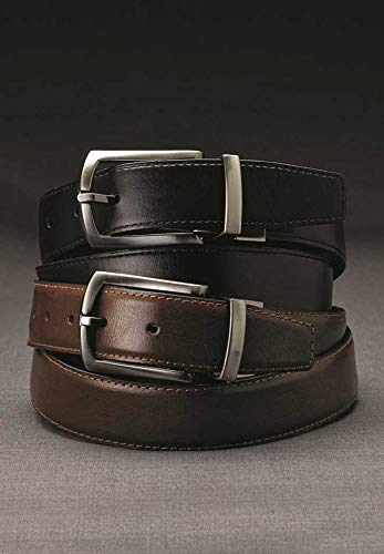 KingSize Men's Reversible Leather Dress Belt2