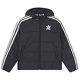 adidas winterjacke damen grün Elastische Bündchen und Saum adidas HK2960 PADDED JACKET Jacket Unisex black Größe 5-6A