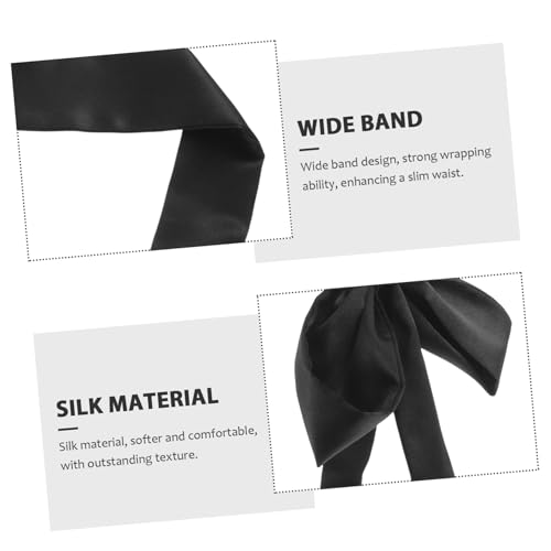 Elegant Ribbon Sash Belt for Women Decorative Waist Tie for Dresses Versatile Belt for Weddings Parties and Special Occasions Comfortable Material3