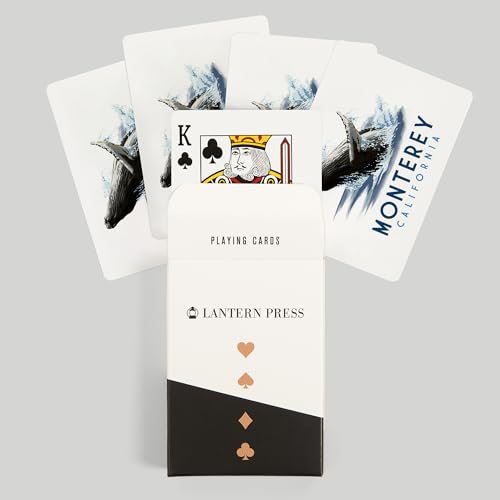 Lantern Press Baraja Poker 52 Cartas Ballena Jorobada miniatura 6
