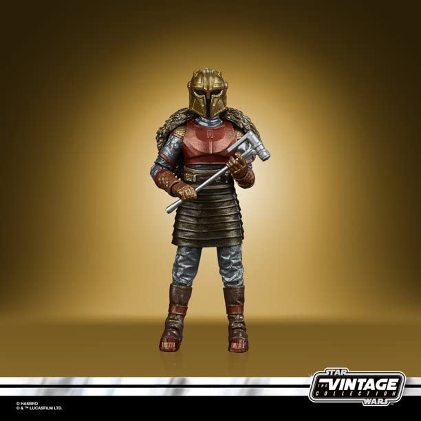 Star Wars Vintage Collection The Mandalorian Carbonized Collection 3.75" Figures (The Armorer), Metallic - Image 4