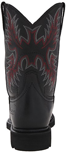 Ariat Men's Sierra Wide Square Steel Toe Work Boot, Black, 9.5 D US