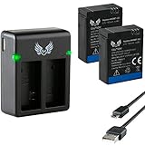 gopro hero 3+ silver edition ✔ ZUHAUSE ODER UNTERWEGS LADEN: Das Ladegerät kann über jeden handelsüblichen USB Port mit dem mitgelieferten Micro USB Kabel mit Strom versorgt werden. Der integrierte Überhitzungs-, Überspannungs- und Kurzschlussschutz, schont dabei die Akkus langfristig und verhindert das Entstehen eines Memory-Effekts.