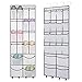 Basics Organizer über der Tür für Schuhe, Multifunktionale Hängeorganizer, hängend Aufbewahrungstasche für Schlafzimmer, Badezimmer, Schrank, schuhaufbewahrung hängend, 24 Tasche, Weiß