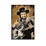 LAIRIBA Waylon_Jennings Kunstdruck auf Leinwand, Motiv: 