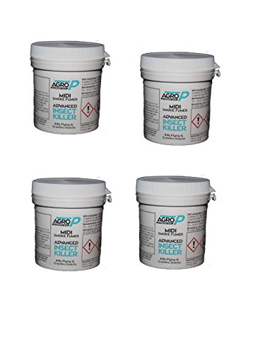 Flea Killer smoke bombs fumers Flying and Crawling Insects x 4