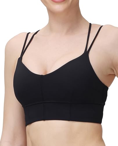 Image of MotoRun Bralettes for Women, Strappy Sports Bra Push up Bralette Sexy Bras Rave Top