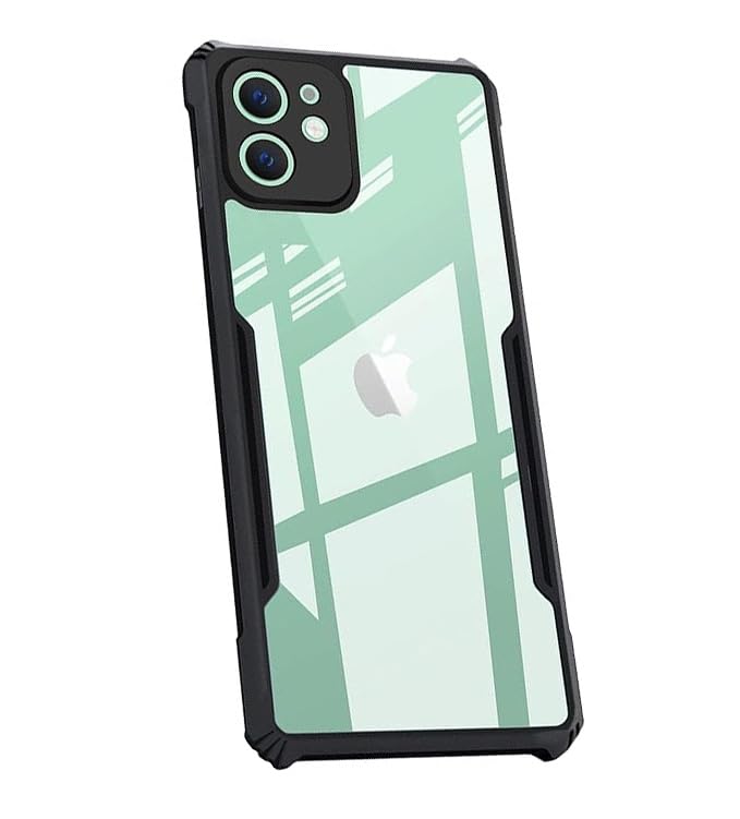 COBERTA Back Cover for Apple iPhone 11 Back Cover Case - Black Transparent (B0CGM77QFQ) Amazon Price History, Amazon Price Tracker