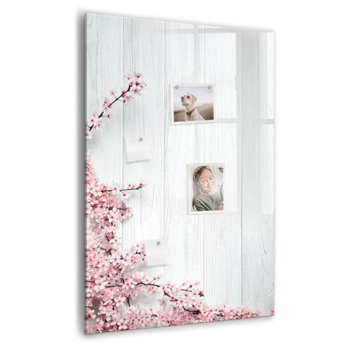 Tableau magnétique verre contemporain effaçable pour organisation