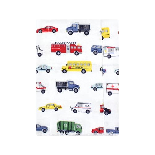Image of Luvable Friends Hudson Baby Flannel Burp Cloths 7pk, Travel Adventures