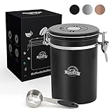 ☕ Attraktives Design: Der Kaffeebehälter hat ein schnittiges, attraktives, modernes Aussehen, das zu vielen Küchen oder Bürokaffeebereichen passt. Es ist ein ideales Geschenk für die Feiertage, Geburtstage, Valentinstag, Muttertag usw.