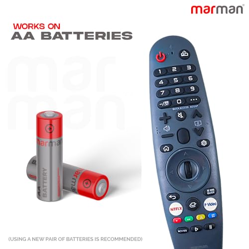 Image of marman Compatible with Croma Web OS Tv Remote Control Original Model CREL055USA024601 CREL050USA024601 Suitable for 4k LED Ultra HD Television Non Voice Command with Streaming Apps