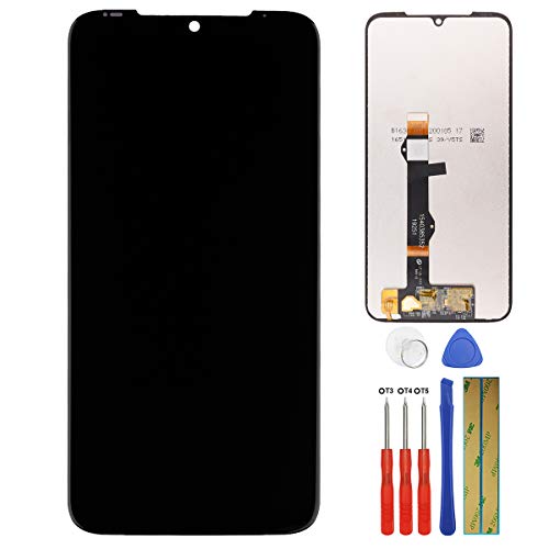 Écran LCD Moto G8 Plus XT2019 tactile pour remplacement vitre cassée 6,3 pouces noir