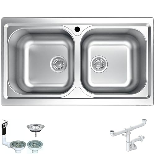 Apell TM862IPC ATMOSFERA 2 Vasche 86x50 Lavello Inox