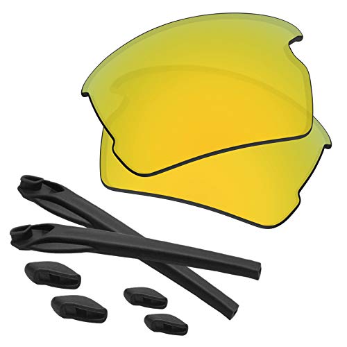 Image of Flak 2.0 Lenses & Rubber Kits Replacement for Oakley Sunglass OO9295 Polarized