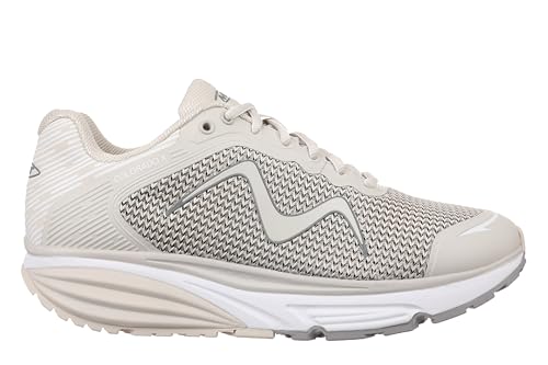 MBT Colorado X Zapatillas de Deporte para Mujer Estilo Moderno. Deportivas para Correr Anatómicas y Cómodas. Calzado Fisiológico Confort y Estabilidad con Suela Curva. Sneakers Running. Color Gris