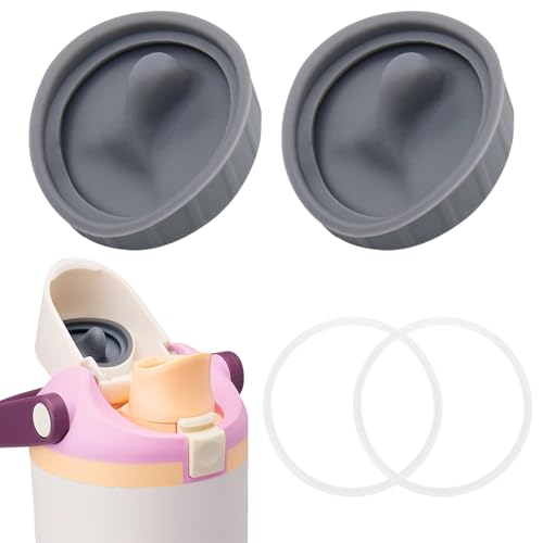 ZUGHXMS Silicone Tappi Guarnizioni Anti-Perdita,2 Tappi per Owala FreeSip Sway da 30oz e 40oz e 2 Guarnizioni per Owala FreeSip Sway da 40oz Accessori Affidabili Borracce Sportive OP3H02